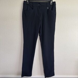 PING KAITLYN Waterproof Stretch Golf Pants Wms 6 / 28" Waist‎ Navy Blue *READ*